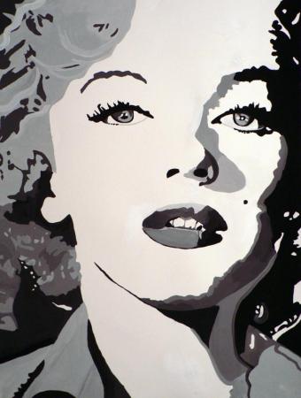 Série Chromatologie - Portrait de Marilyn Monroe